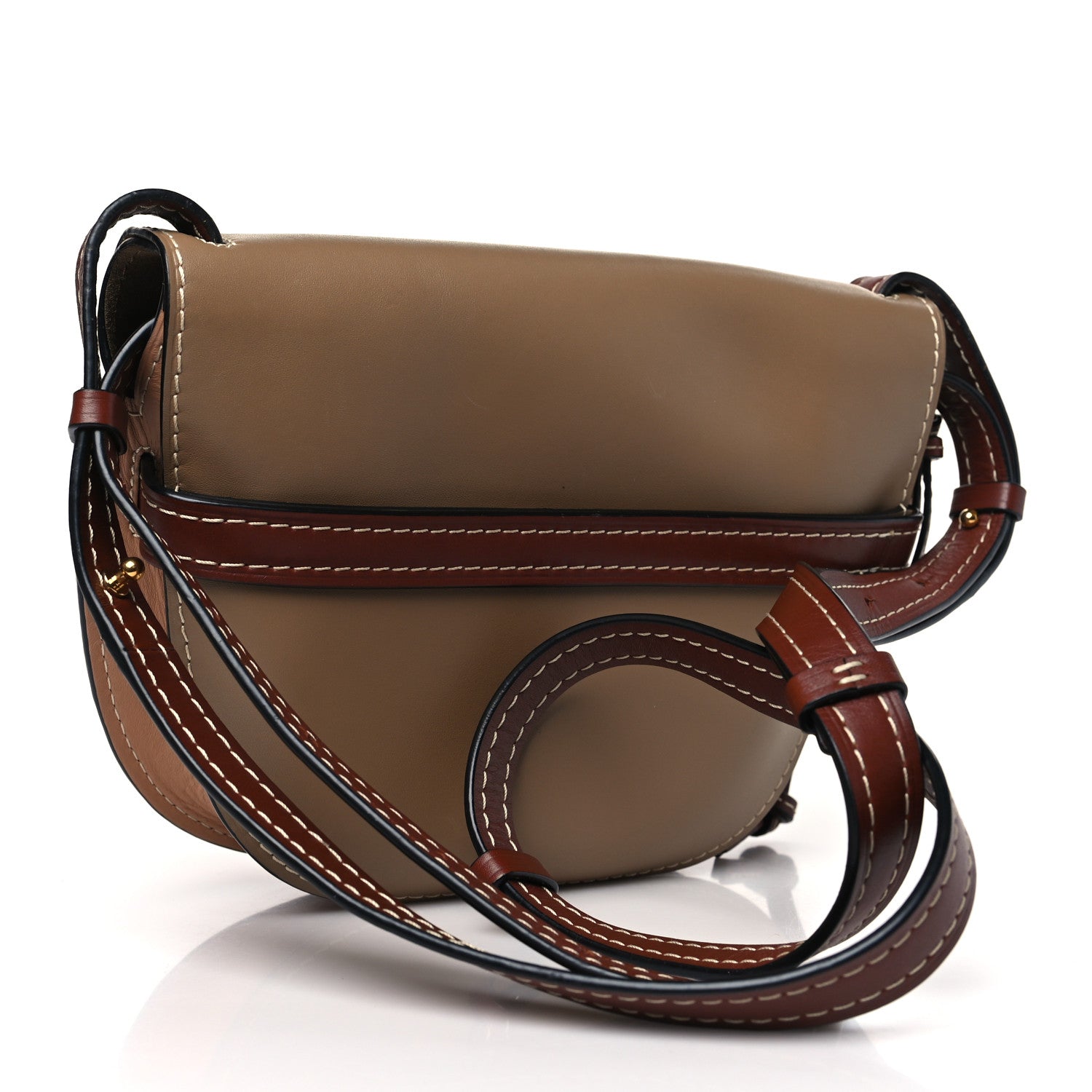 Loewe Calfskin Small Gate Crossbody Bag Taupe 3 of 8