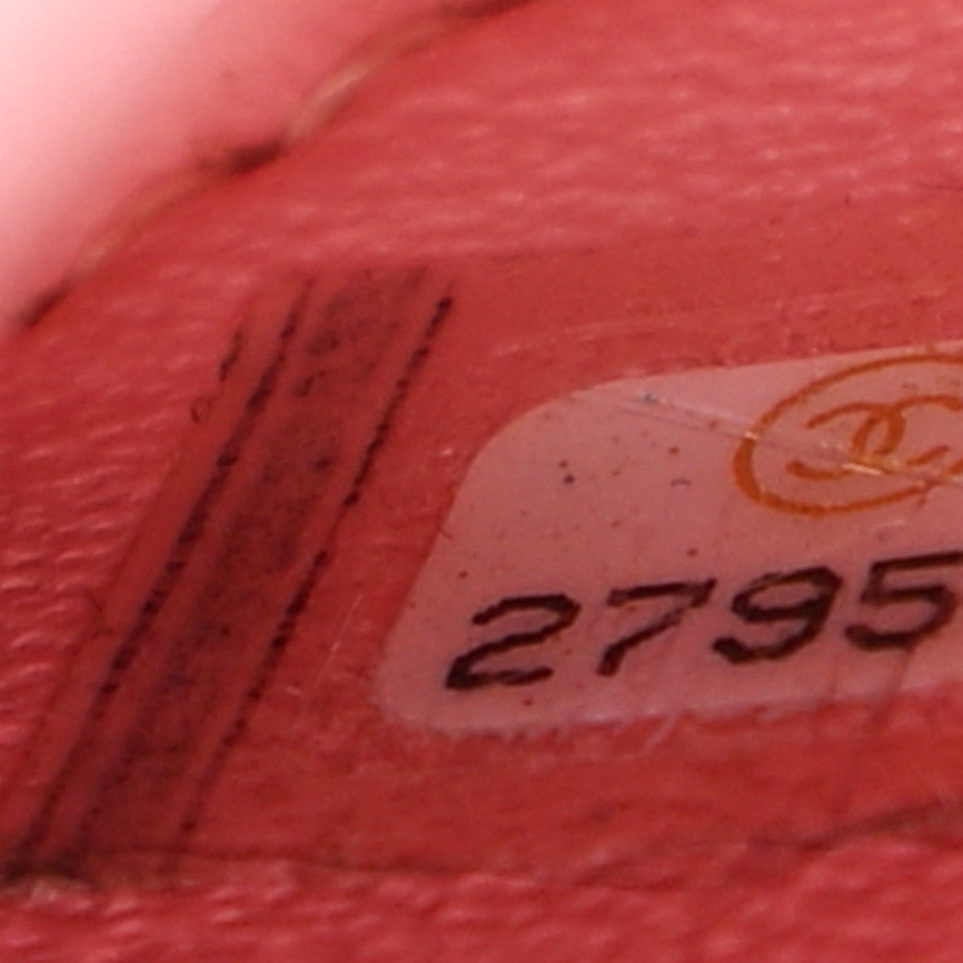 Tweed Quilted Medium CC Filigree Vanity Case Pink