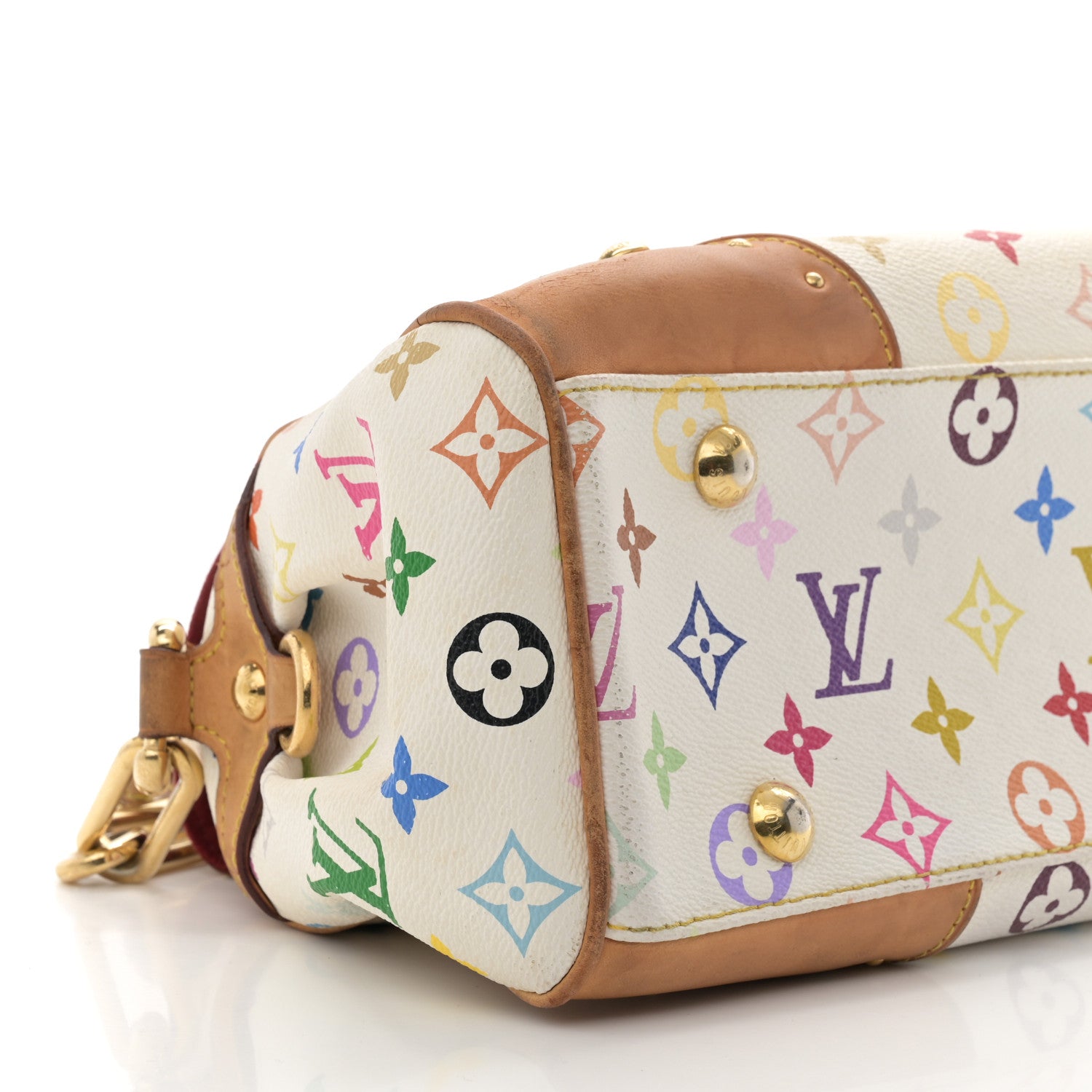 Louis Vuitton Monogram Multicolor Beverly MM White 9 of 13
