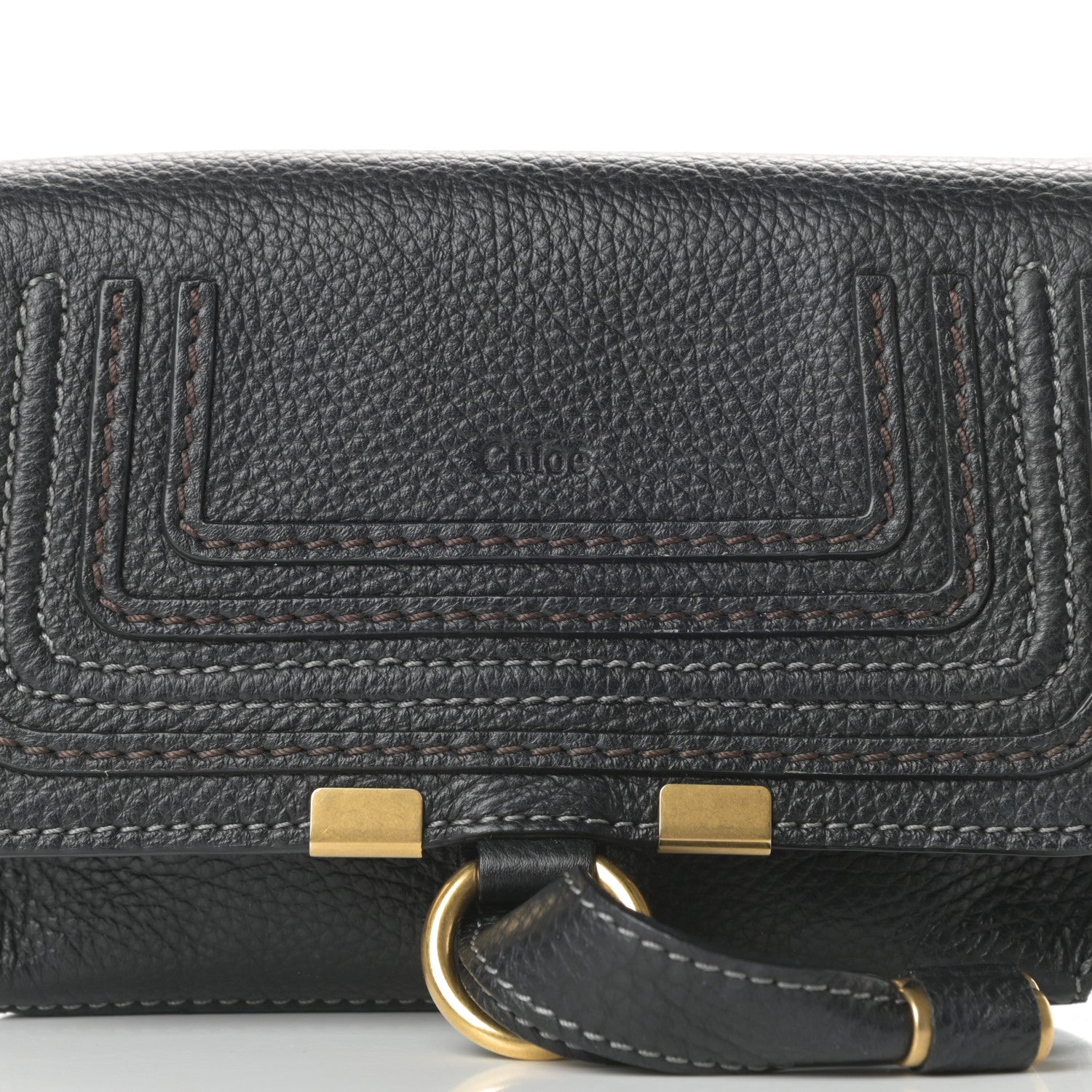 Chloe Calfskin Marcie Convertible Belt Bag Black 9 of 11