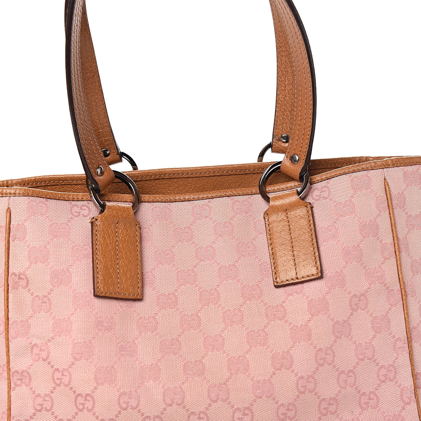 Monogram Medium Tote Pink