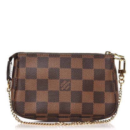 Louis Vuitton Damier Ebene Mini Pochette Accessories 1 of 8