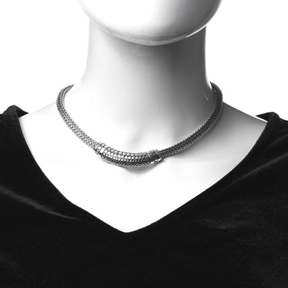 John Hardy Sterling Silver 18K Yellow Gold Dot Slide Pendant Necklace 2 of 7