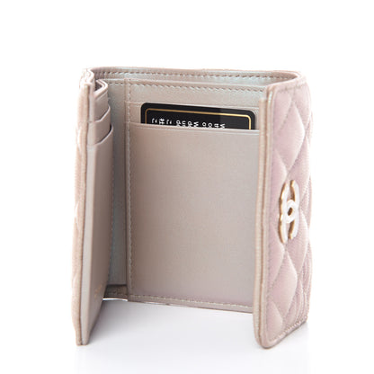 Chanel Iridescent Caviar Quilted Small Flap Wallet Beige 5 of 9