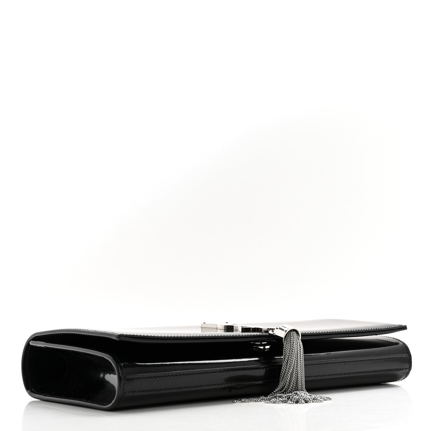 Patent Cassandre Tassel Clutch Black