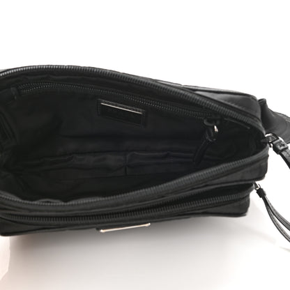 Prada Tessuto Nylon Saffiano Belt Bag Black 5 of 12