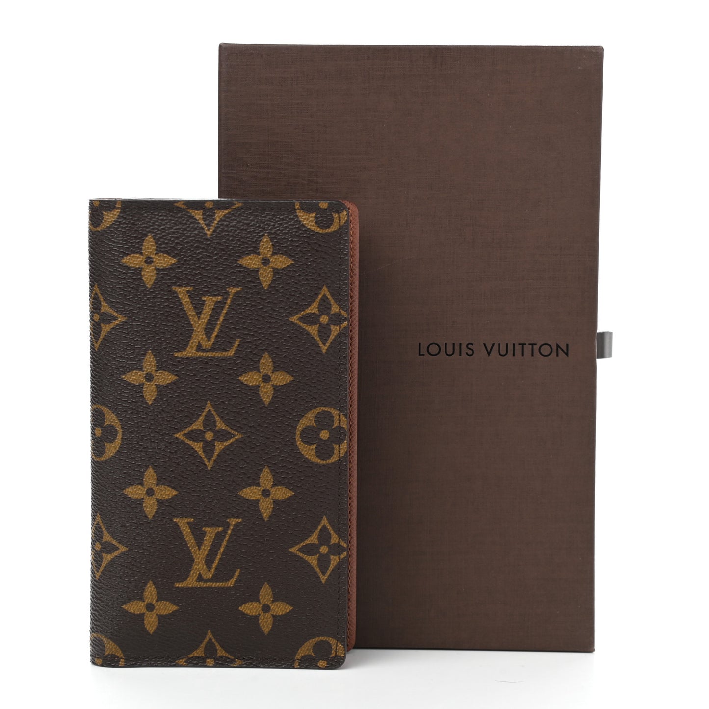 Monogram Checkbook Holder Case Wallet