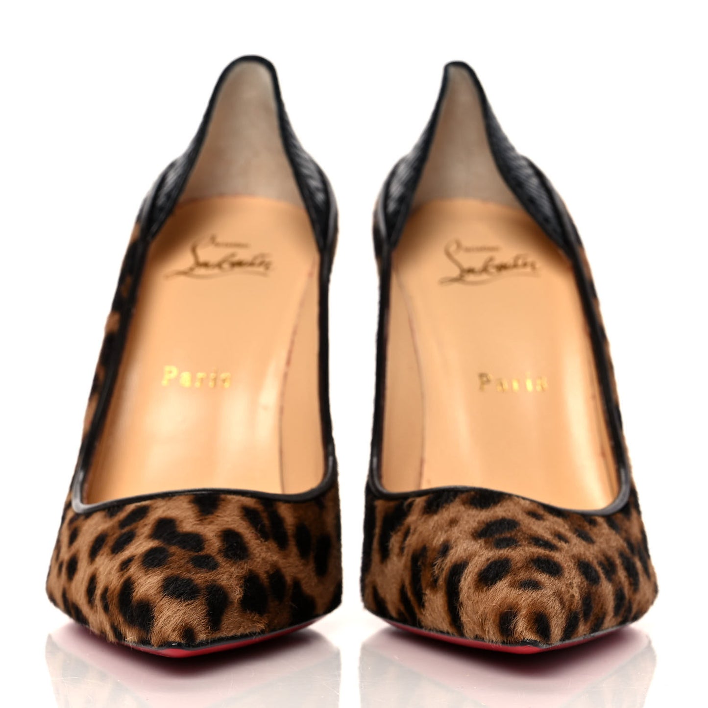 Pony Hair Leopard Maastricht 100 Pumps 37 Brown Black