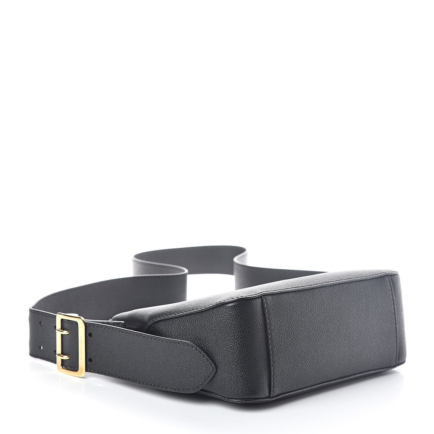 Soft Grain Calfskin House Check Small Helmsley Crossbody Black