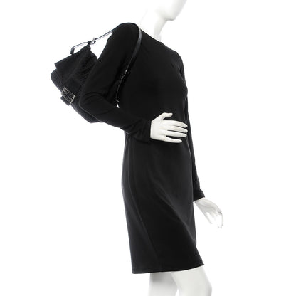 Fendi Zucchino Forever Mama Baguette Black 2 of 7