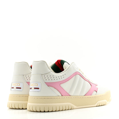 Gucci Calfskin Womens Re-Web Sneakers 36 White Pink 4 of 9