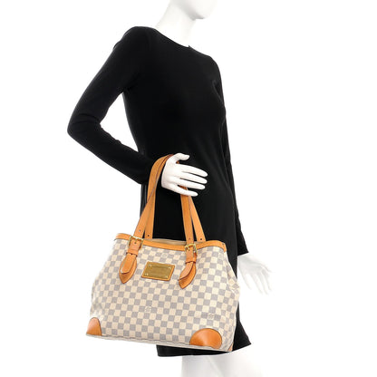 Louis Vuitton Damier Azur Hampstead MM 2 of 11