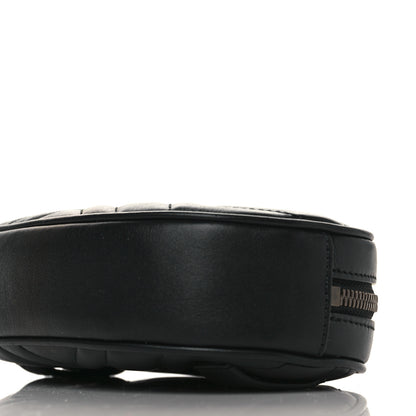 Gucci Calfskin Matelasse GG Marmont Belt Bag 75 30 Black 9 of 9