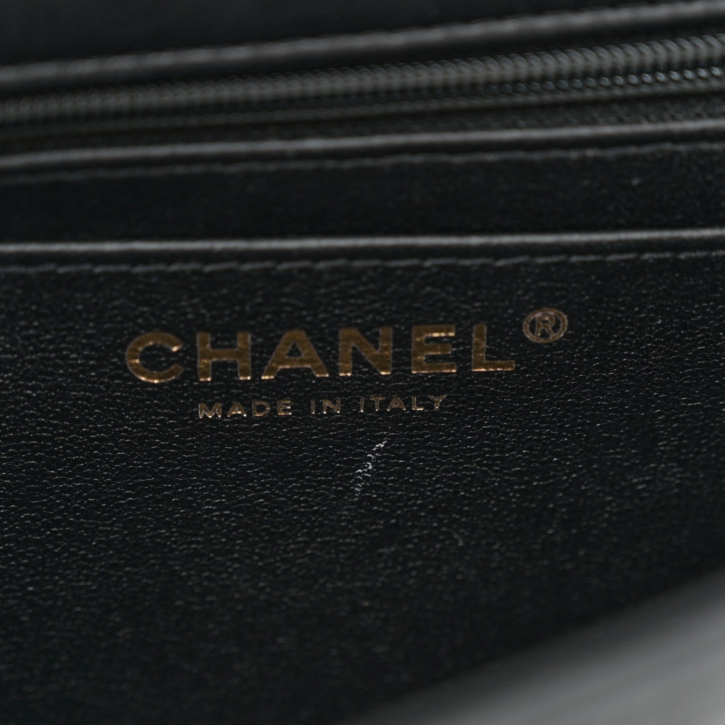 Lambskin Quilted Mini Top Handle Rectangular Flap Black