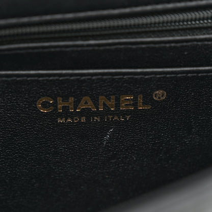 Chanel Lambskin Quilted Mini Top Handle Rectangular Flap Black 6 of 11