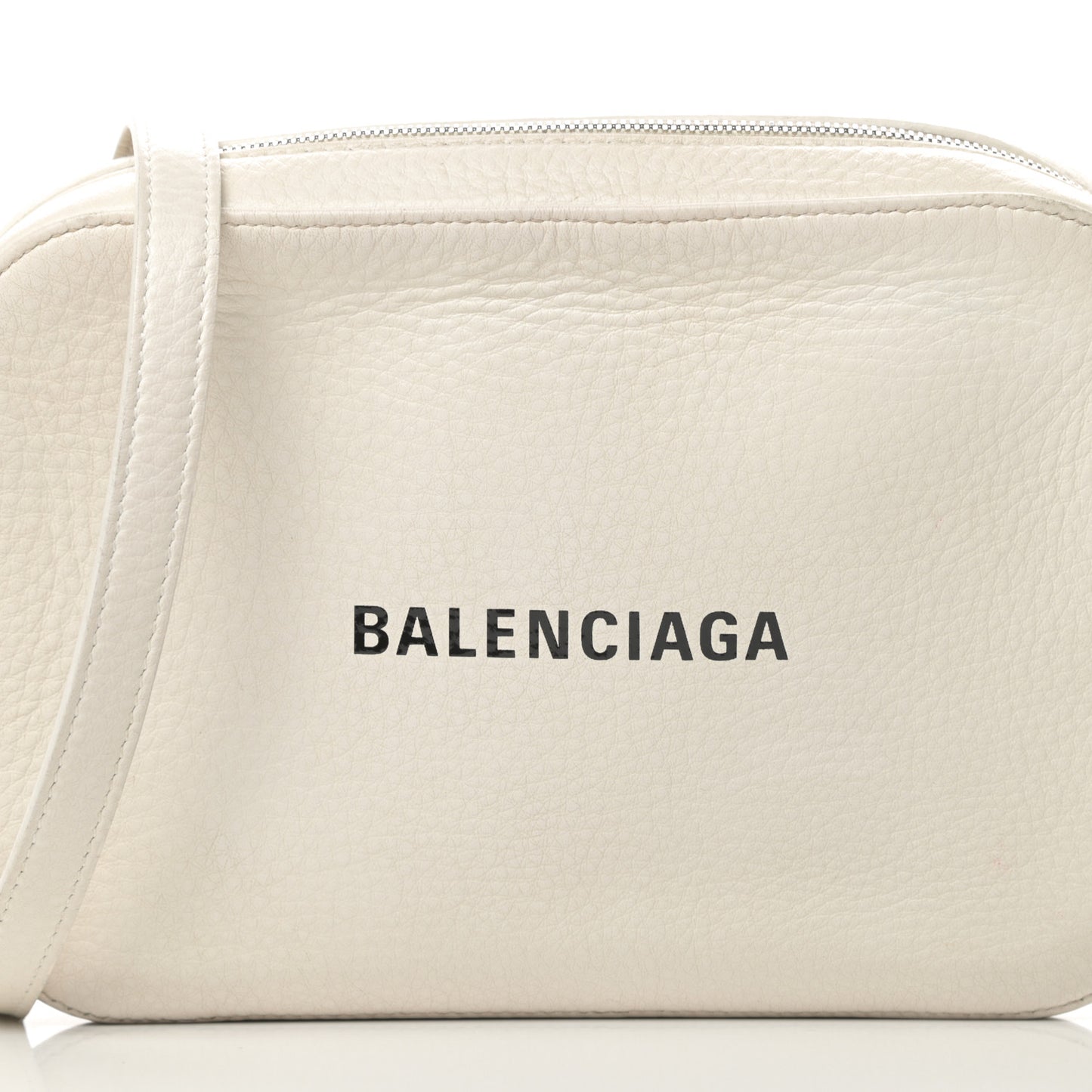 Calfskin Logo S Everyday Camera Bag White