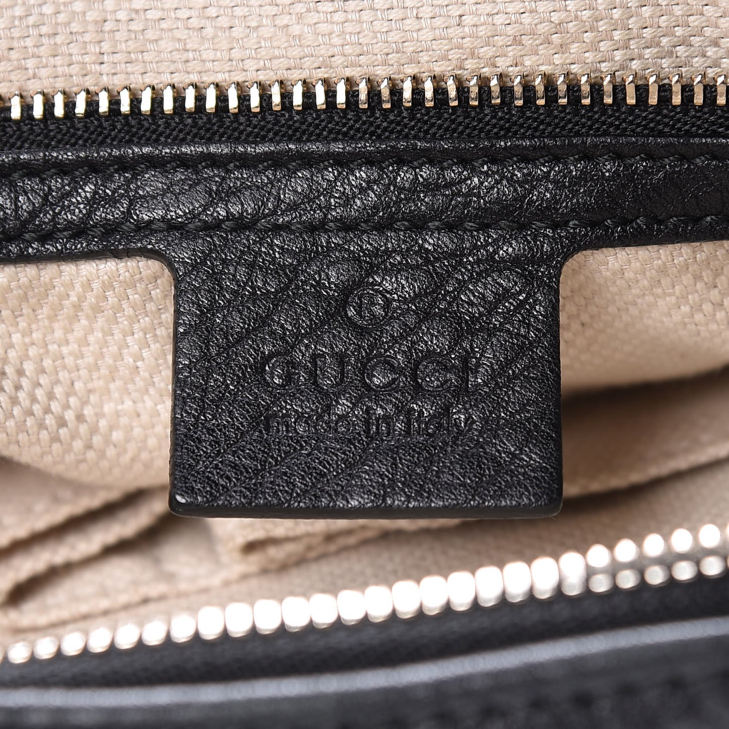 Pebbled Calfskin Soho Hobo Black
