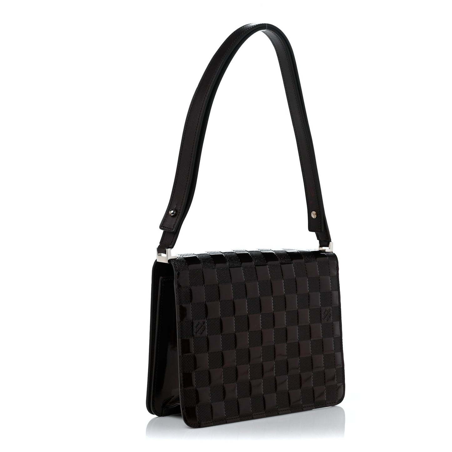 Damier Vernis Cabaret Bag Carmine