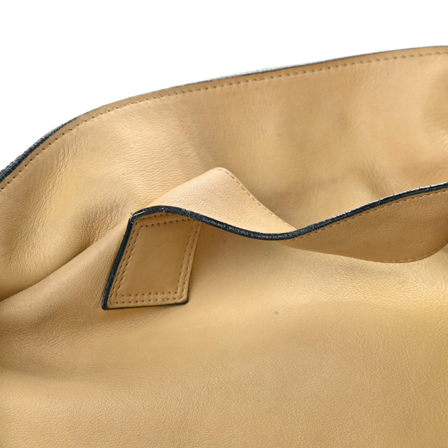 Lambskin Edgy Tote Beige