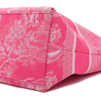 Christian Dior Canvas De Jouy Diortravel Nomad Pouch Pink 10 of 11