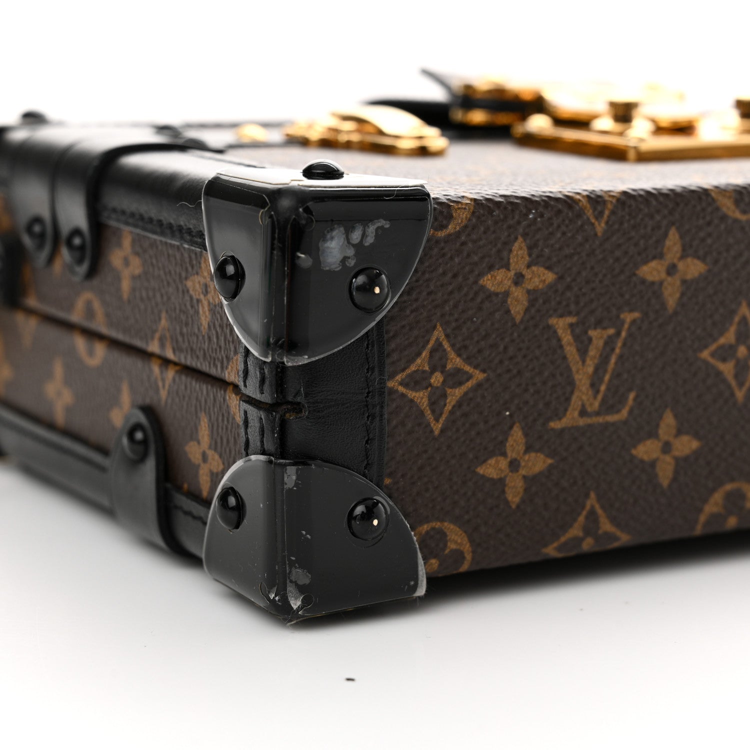 Louis Vuitton Monogram Petite Malle Black 8 of 10