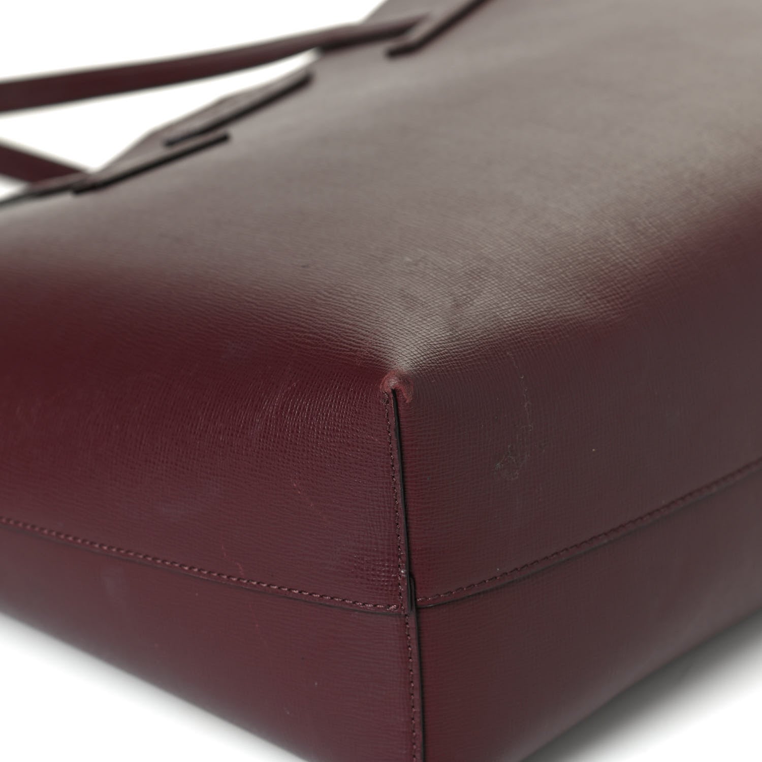 Tom Ford Grained Calfskin Small T Tote Bordeaux 12 of 12