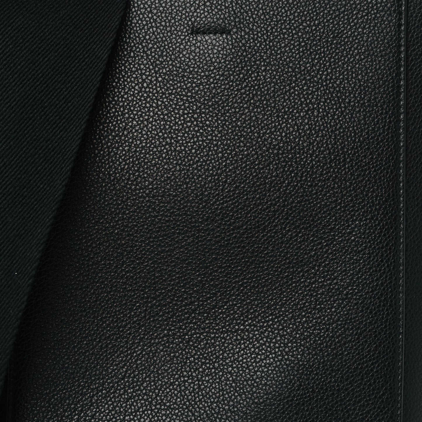 Soft Grained Calfskin Small Sangle Bucket Bag Black