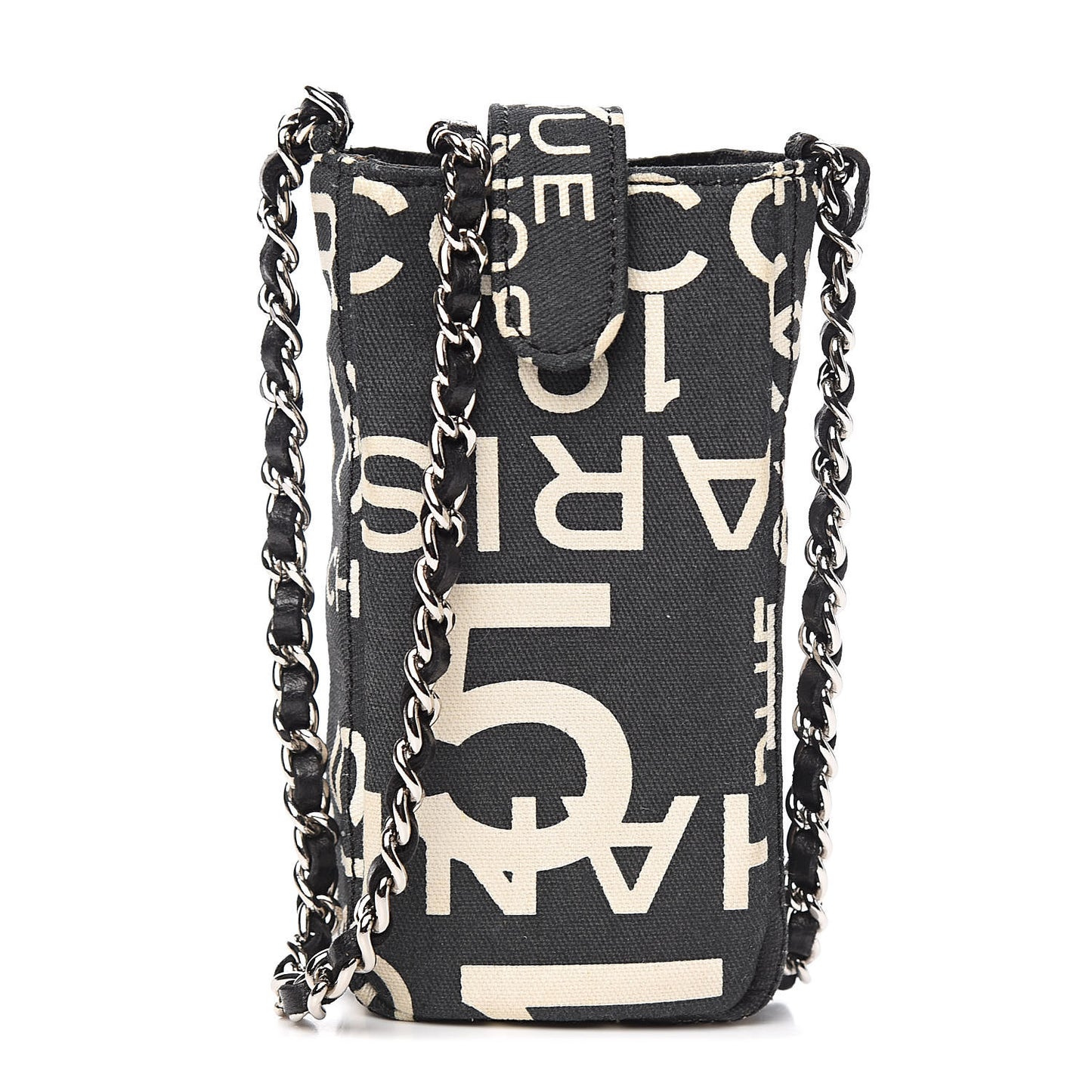 Canvas 31 Rue Cambon Phone Holder Black