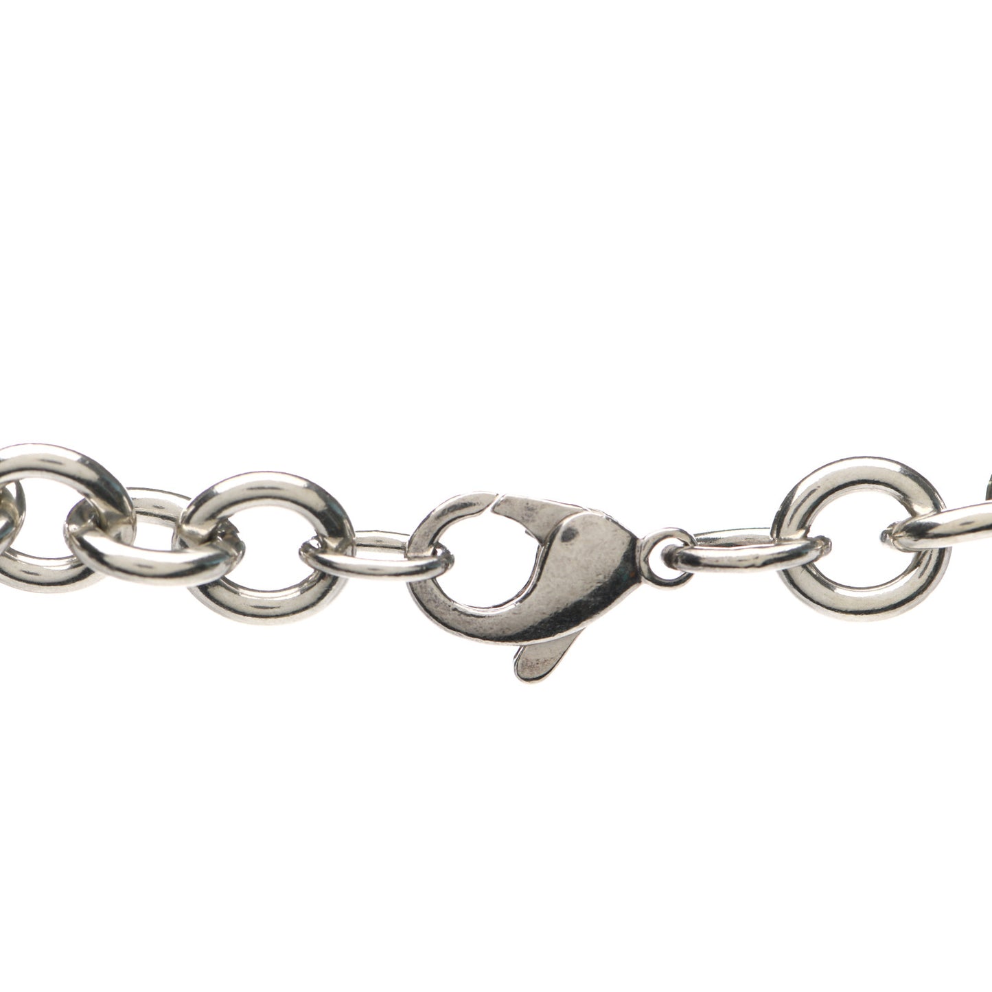 Sterling Silver Heart Tag Necklace