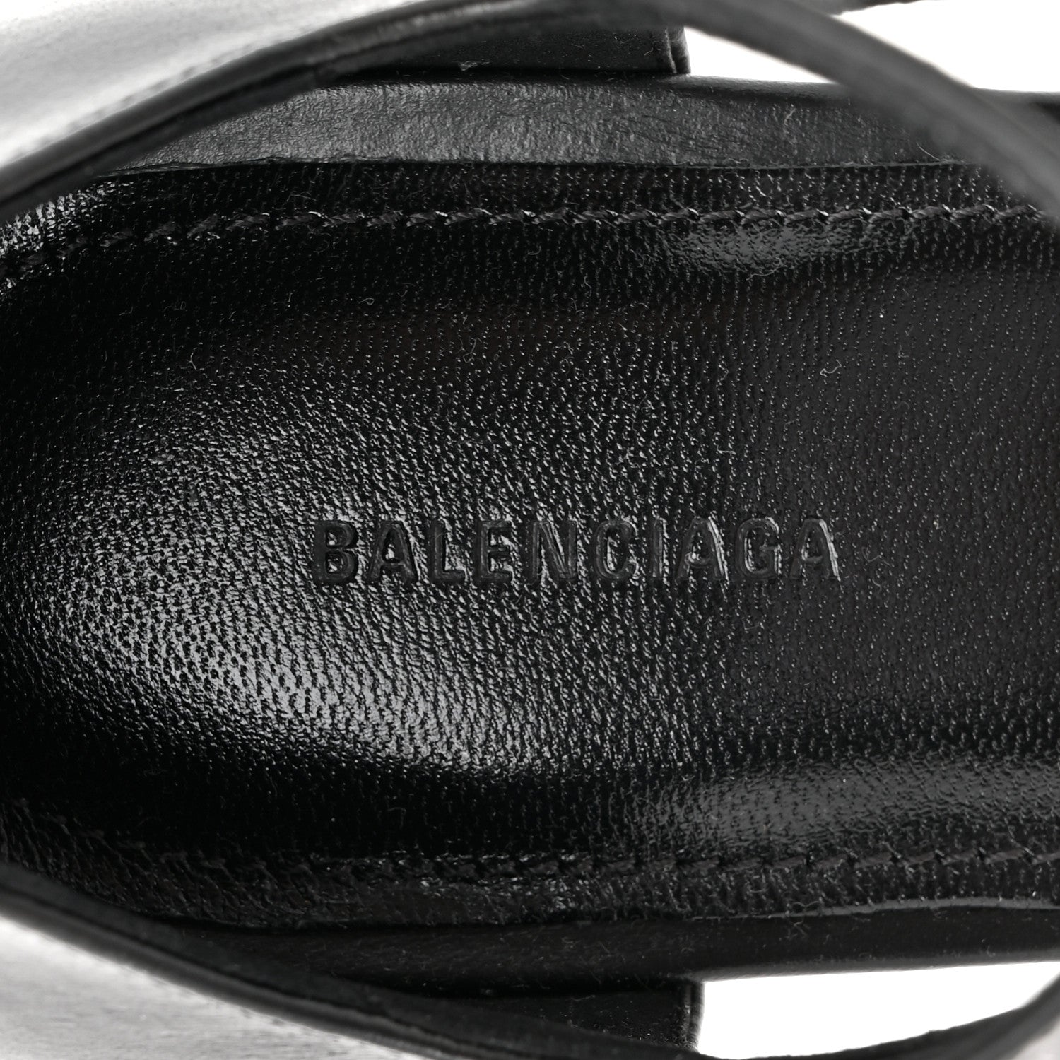 Balenciaga Calfskin Honey 90mm Sandal 37 Black 8 of 8