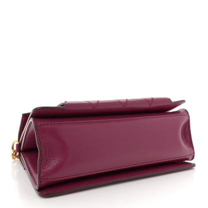 Givenchy Goatskin Quilted Small GV3 Shoulder Bag Orchid Purple 4 of 9