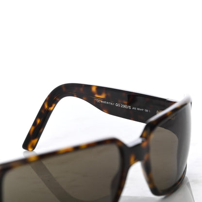 Gucci Acetate Square Frame GG 2563/S Sunglasses Tortoise 5 of 6