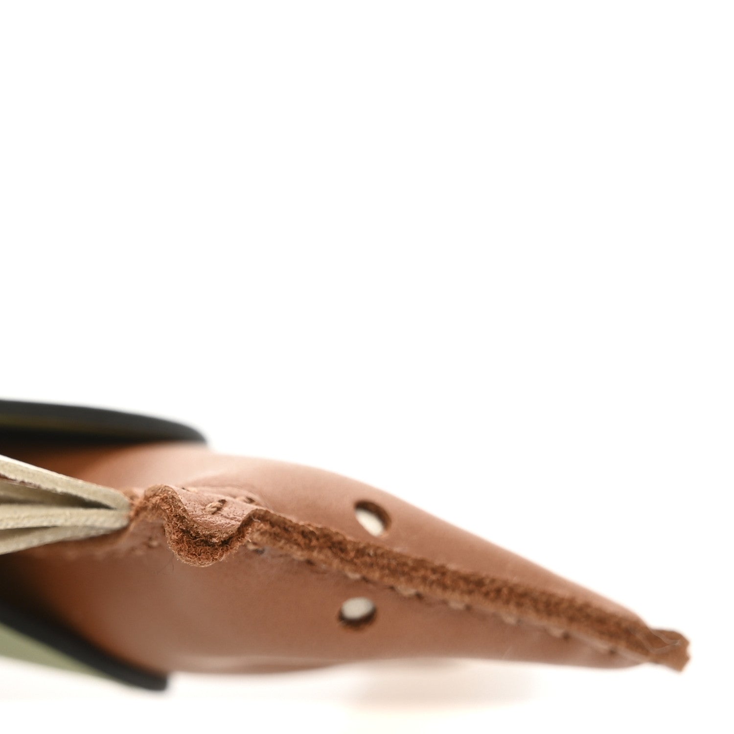 Hermes Milo Lambskin Grigri Rodeo Pegase Horse Bag Charm PM Craie Gold Vert Criquet 5 of 6