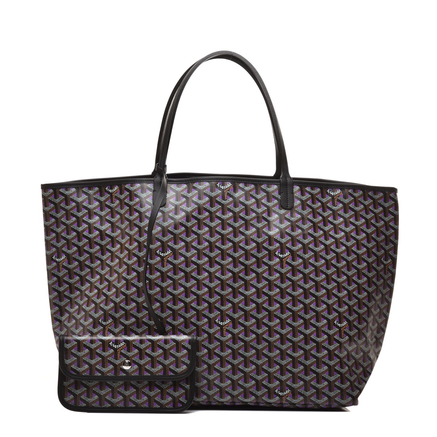 Goyardine Saint Louis Claire Voie PM Black Violet