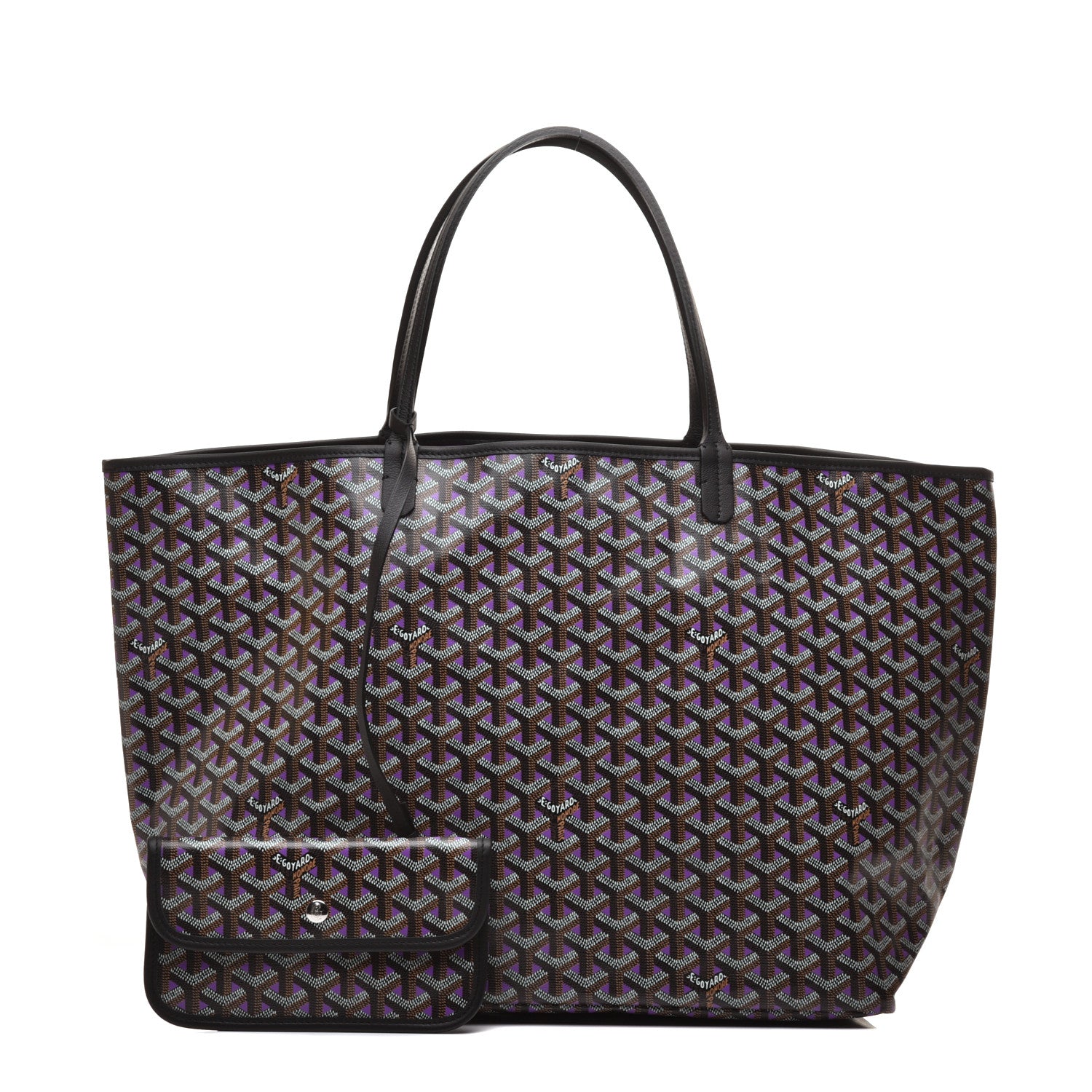 Goyard Goyardine Saint Louis Claire Voie PM Black Violet 1 of 8