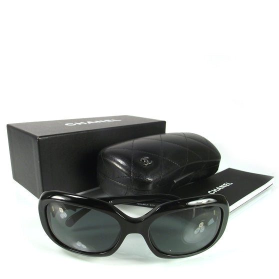 Chanel Bow Sunglasses 5170 Black 2 of 8