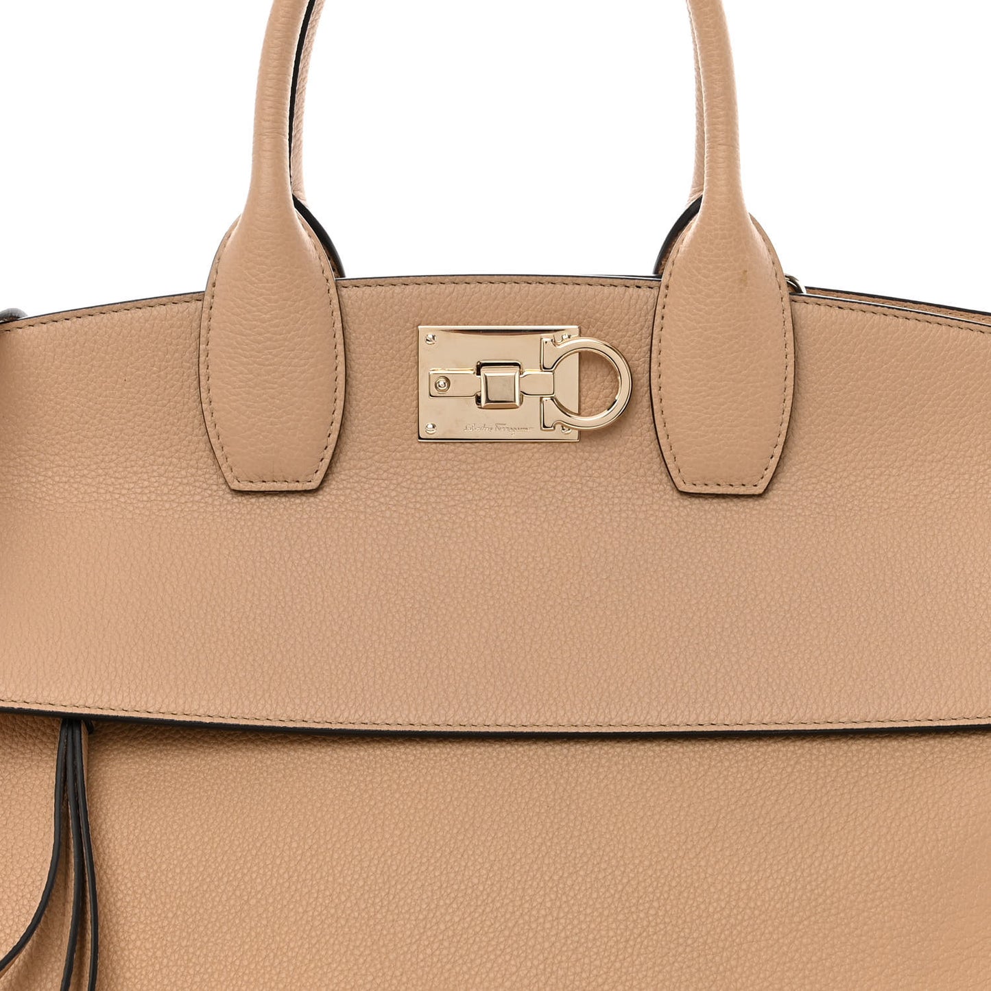 Calfskin The Studio Bag Almond