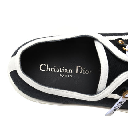Christian Dior Canvas Walk'N'Dior Low Top Sneakers 41 Black 6 of 7