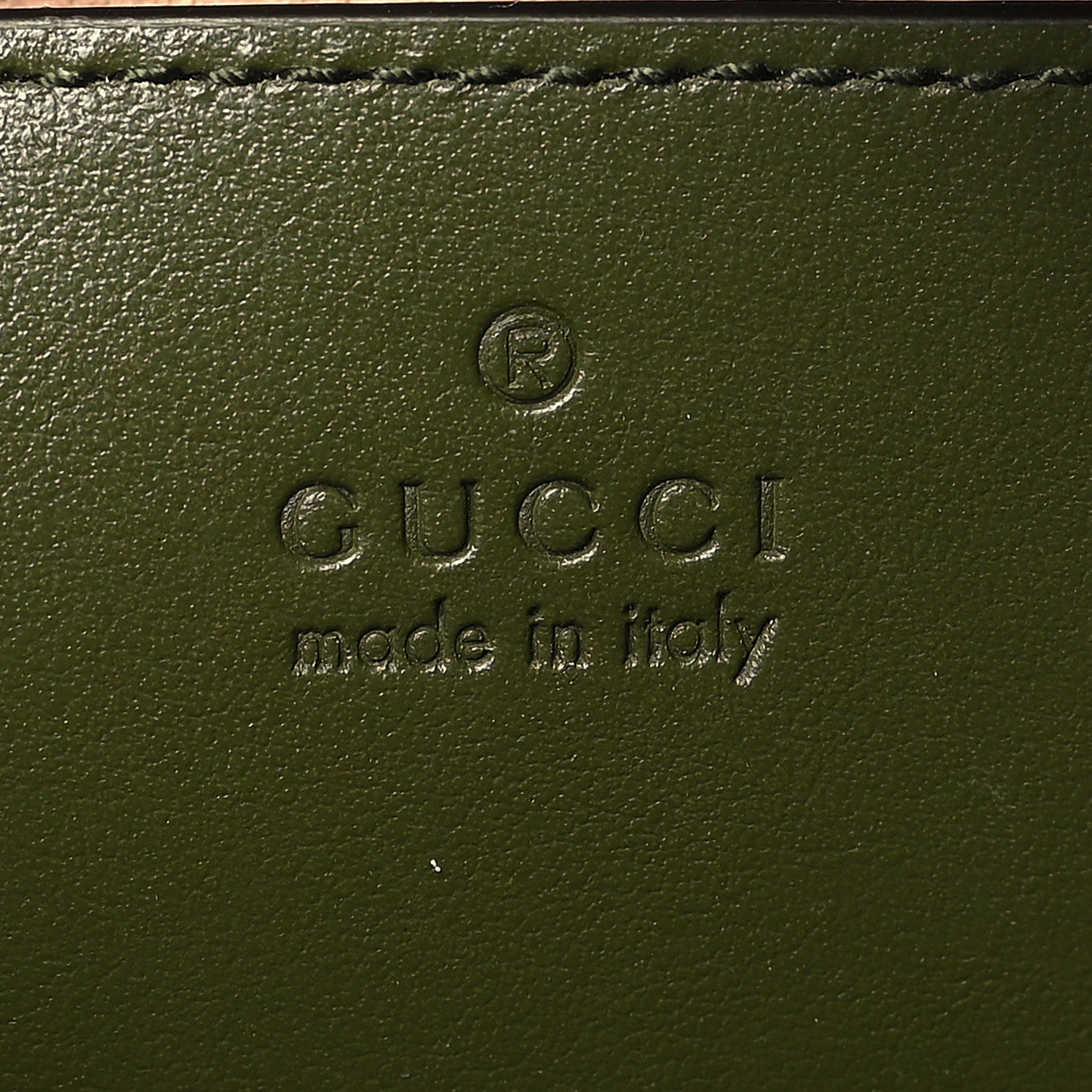 Gucci Calfskin Matelasse Aria Small GG Marmont Chain Shoulder Bag Military Wood 6 of 10