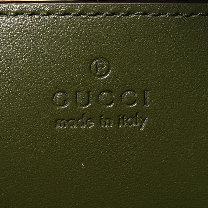 Gucci Calfskin Matelasse Aria Small GG Marmont Chain Shoulder Bag Military Wood 6 of 10