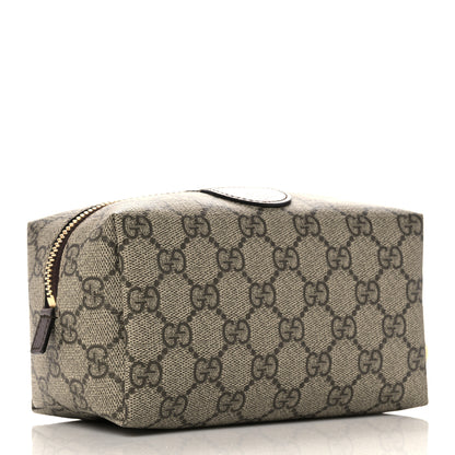 Gucci Soft GG Supreme Monogram Calfskin Medium Ophidia Cosmetic Case Beige Ebony New Acero 3 of 11