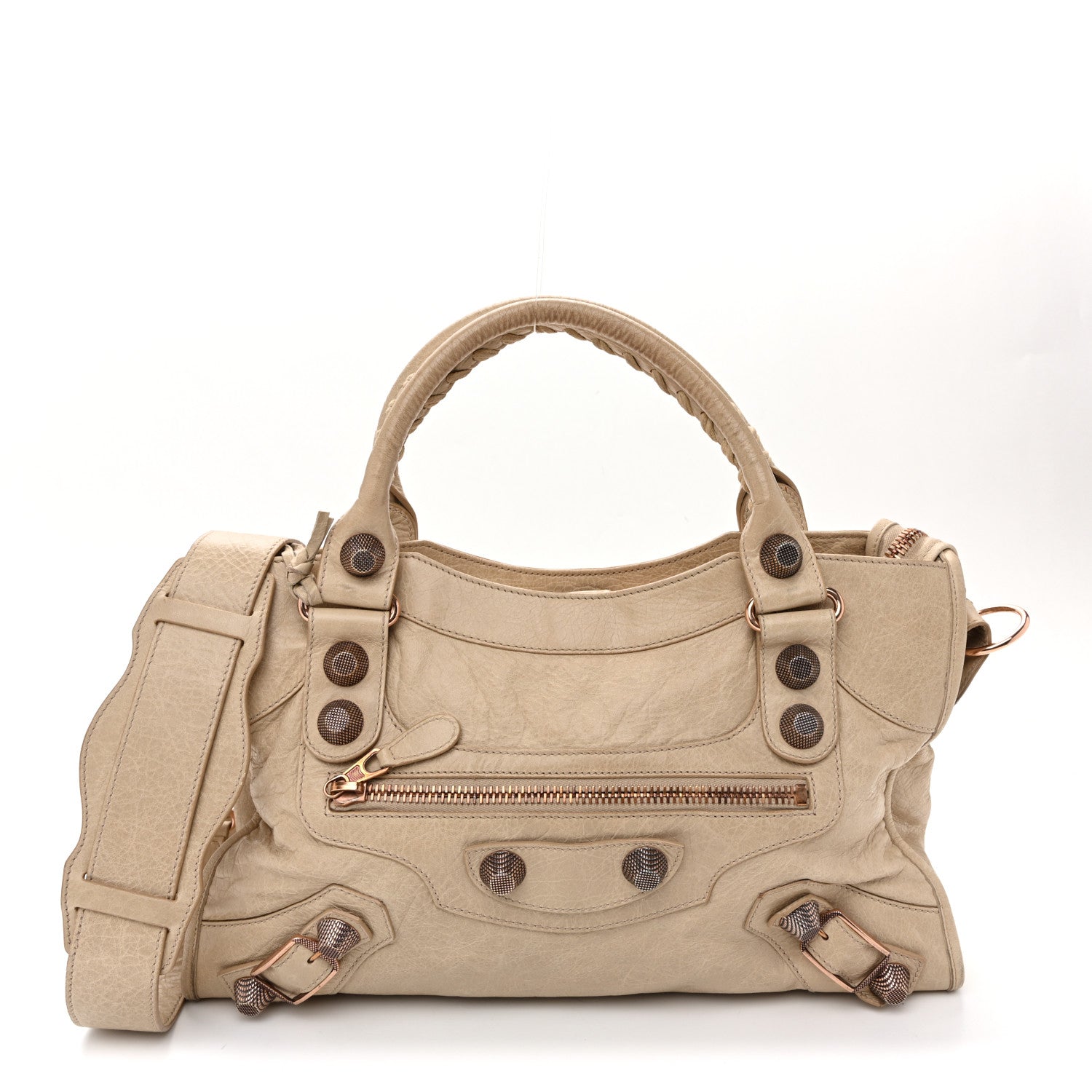 Balenciaga Agneau Giant 21 Rose Gold Hardware City Praline 1 of 12