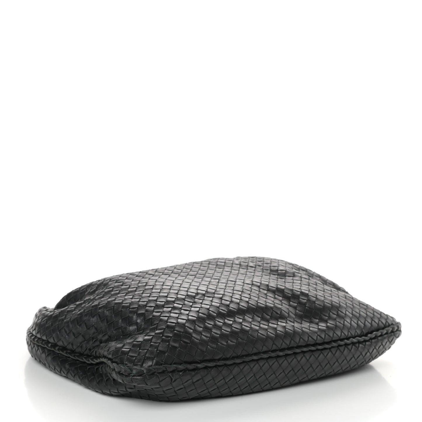 Nappa Intrecciato Large Veneta Hobo Black