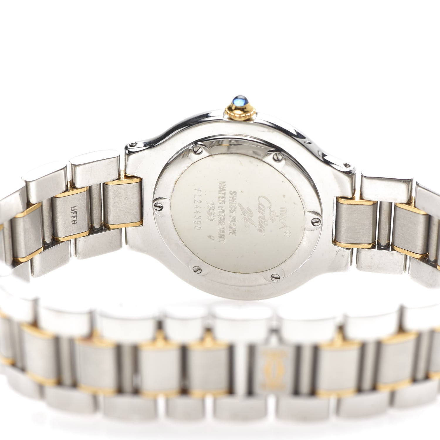 Cartier Stainless Steel 18K Yellow Gold 31mm Must De 21 Quartz Watch 5 of 6