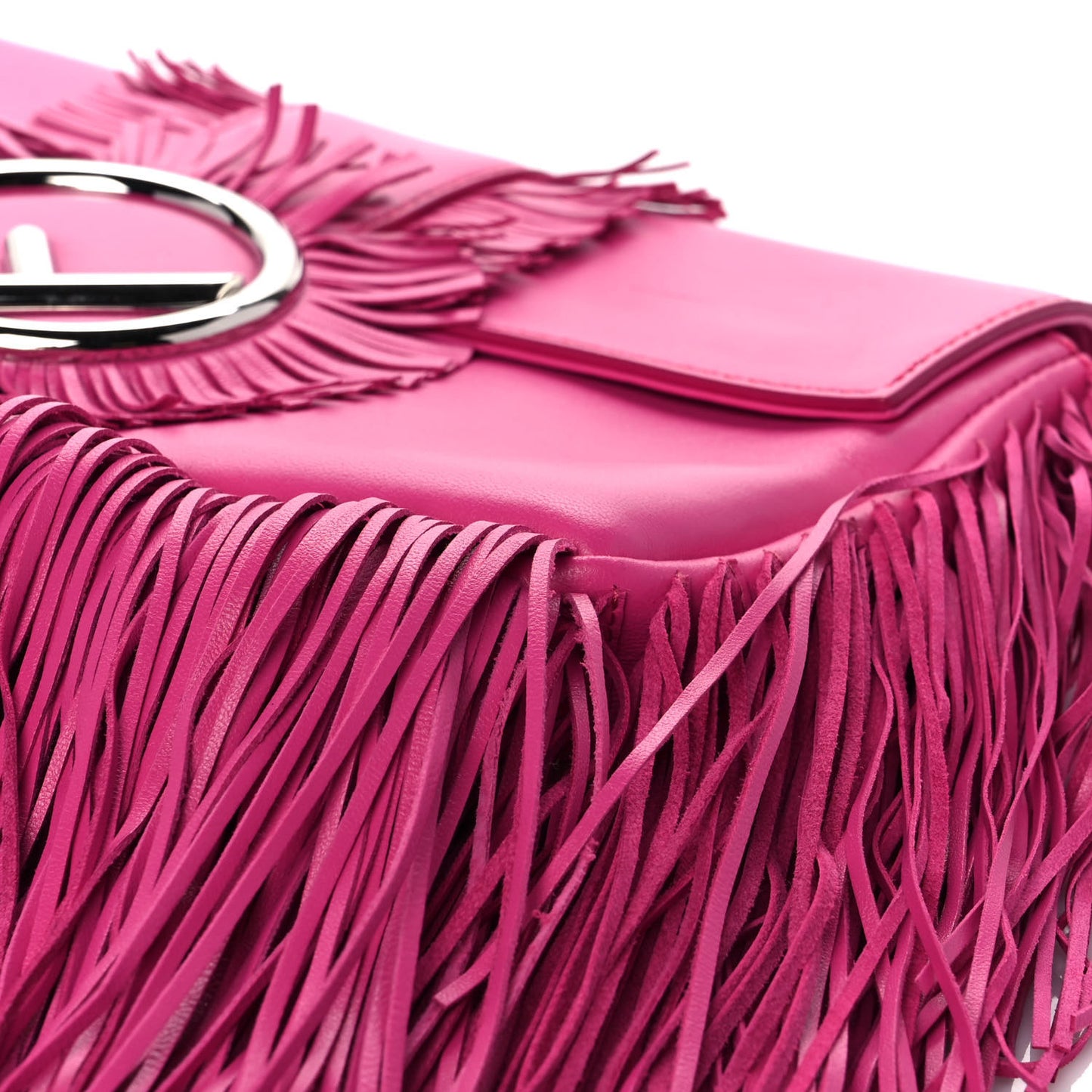 Nappa F is Fendi Fringe Baguette Pink