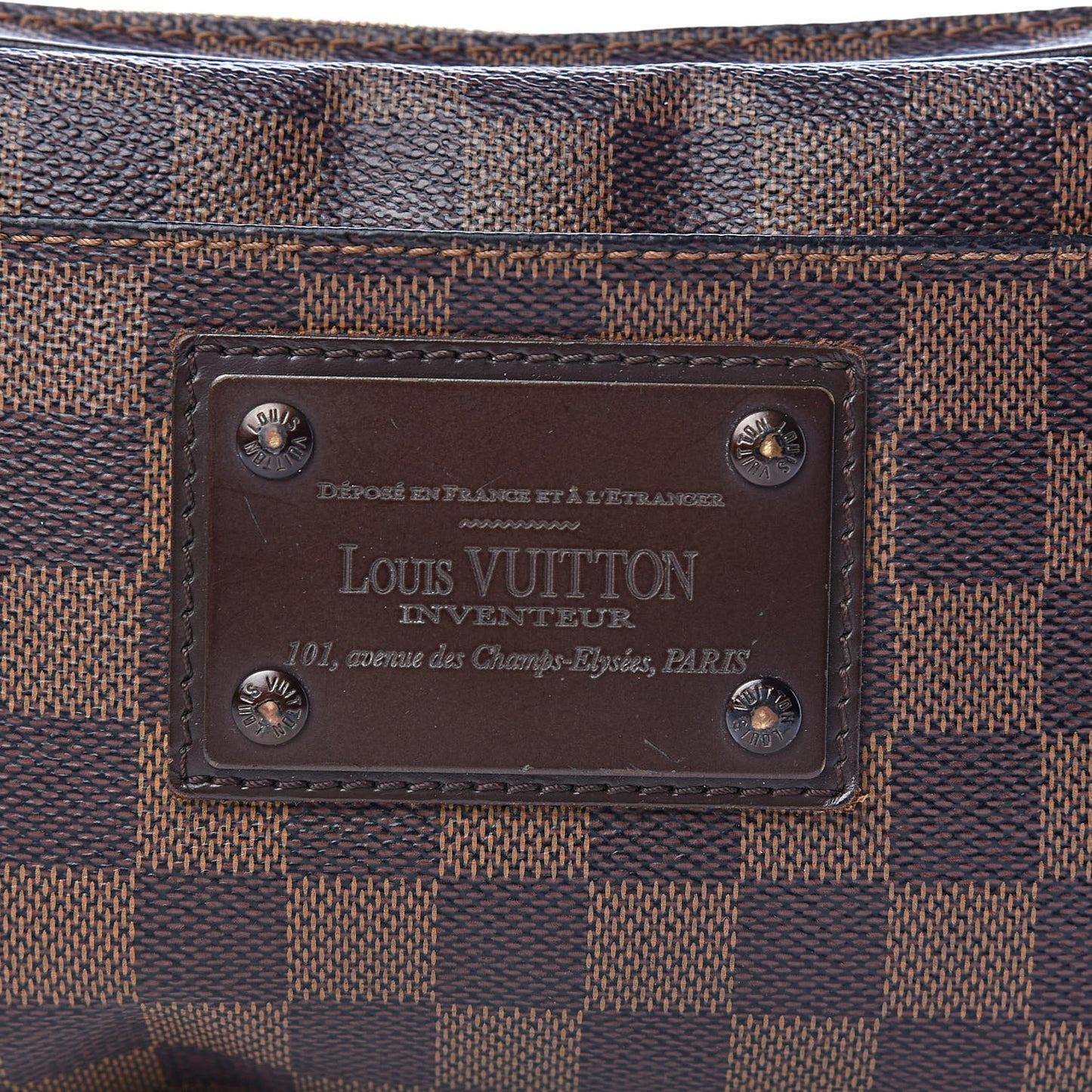 Damier Ebene Brooklyn Bum Bag
