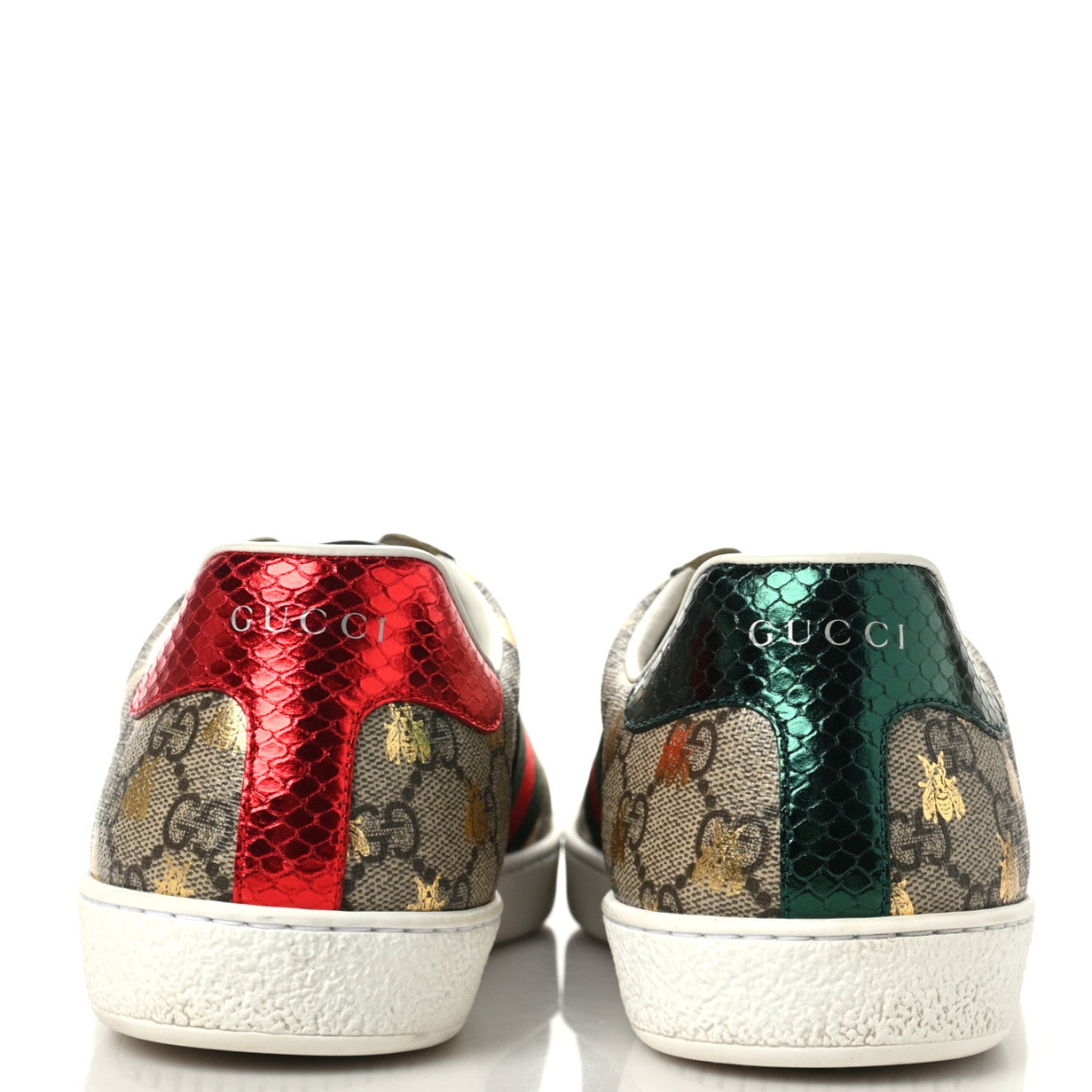 Gucci GG Supreme Monogram Ayers Mens Ace Bee Sneaker 10 5 of 10