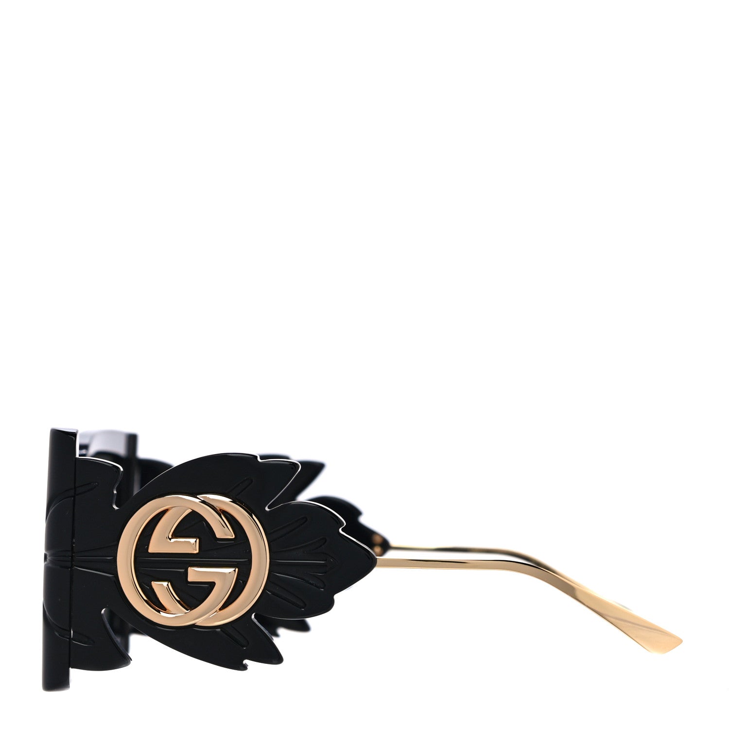 Gucci Acetate Square Frame Wing Sunglasses GG0535S Black 2 of 7