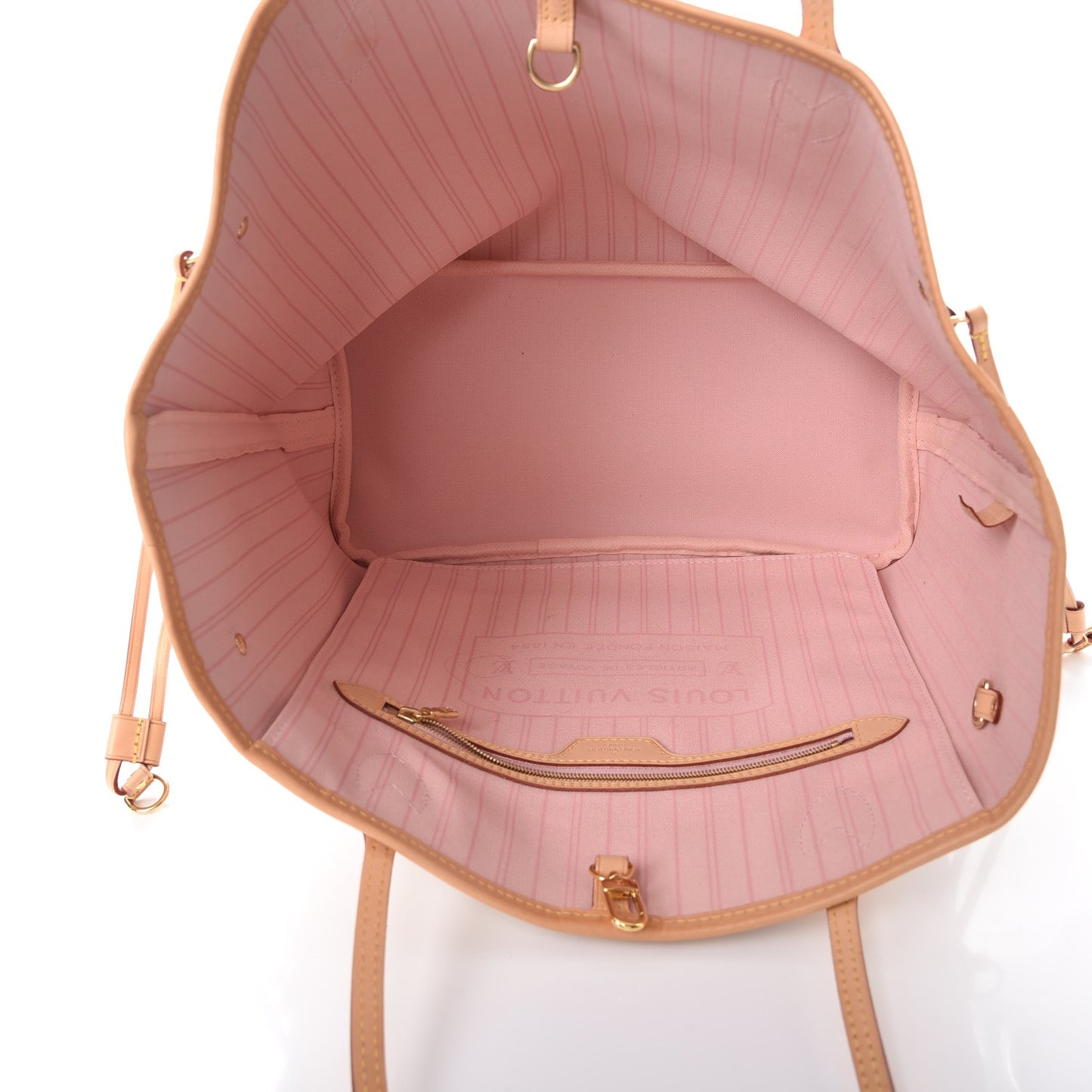 Damier Azur Neo Neverfull MM Rose Ballerine