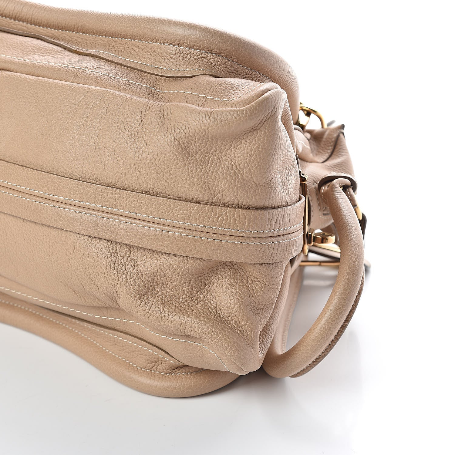 Chloe Calfskin Medium Paraty Biscotti Beige 9 of 9